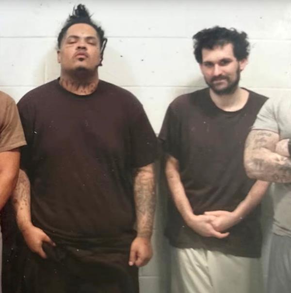 Sam Bankman-Fried pictured in jail